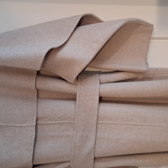 NWT Sylvia Alpaca Wool Belted Trench Coat (Buttermilk) - NAP Loungewear - Picture 13 of 15